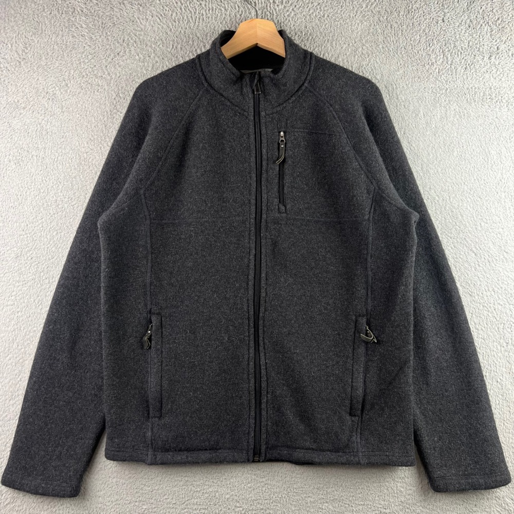 Smartwool Mens M Fleece Trail Full Zip Sweater Jacket